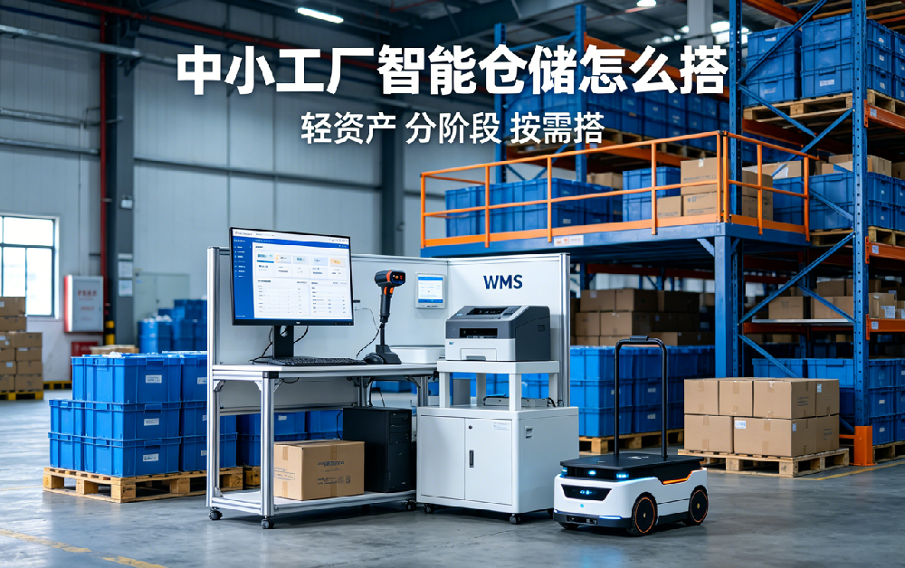 智能仓储系列3 | 中小工厂智能仓储怎么搭?轻资产、低成本、可落地方案