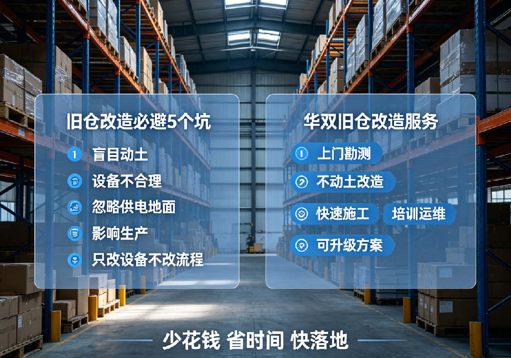 智能仓储系列6 | 旧仓改智能仓:不动土、少花钱、最快7天上线路径
