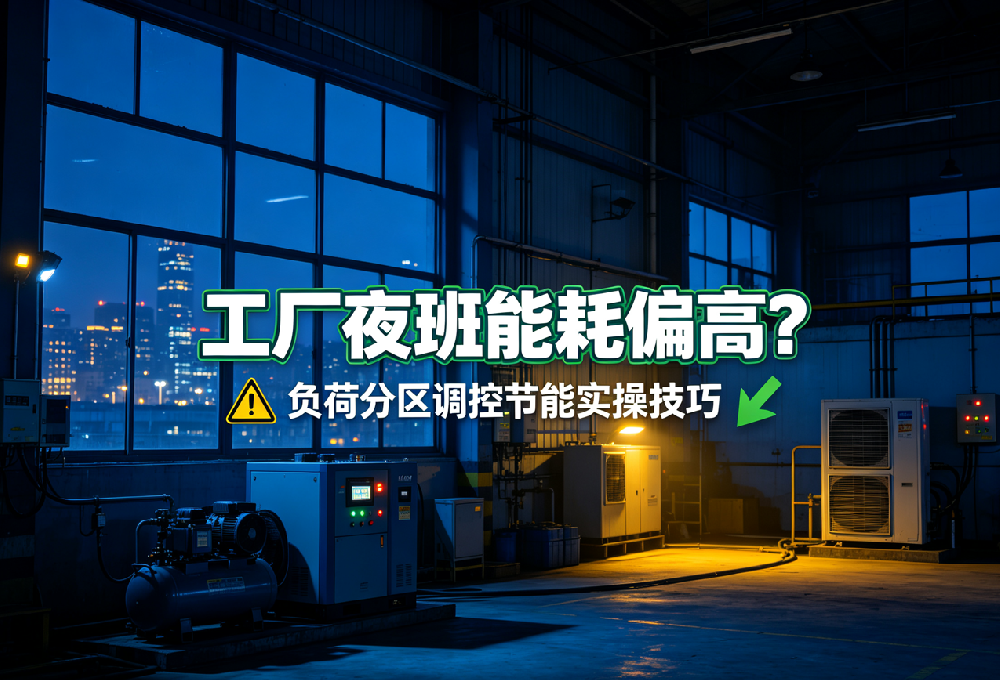 工厂夜班能耗偏高?负荷分区调控节能实操技巧