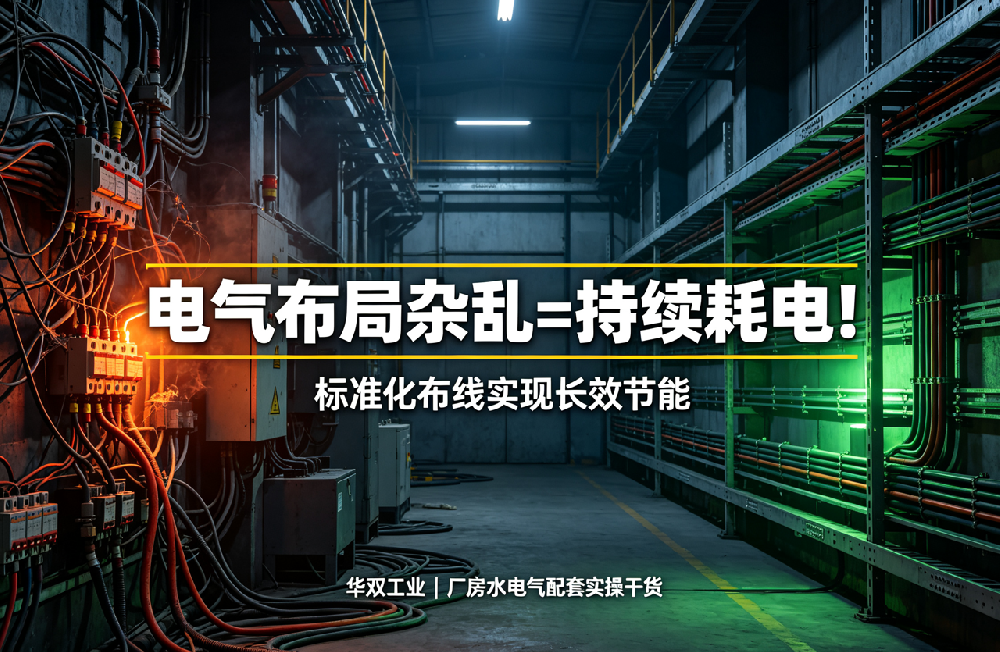 电气布局杂乱=持续耗电!标准化布线实现长效节能