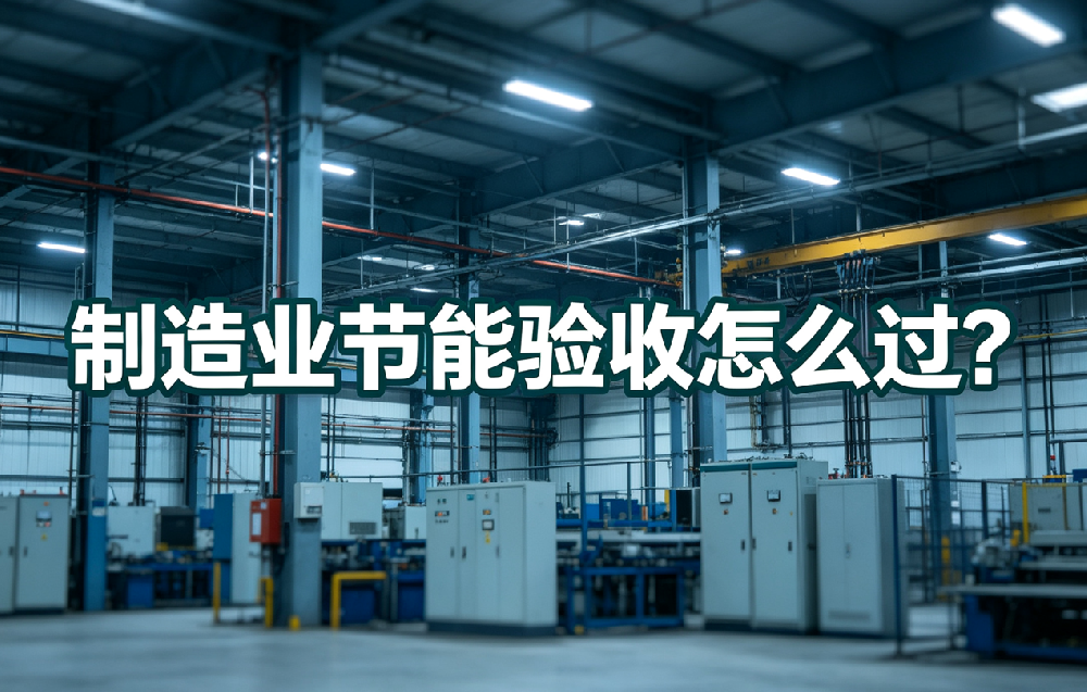 制造业节能验收怎么过?水电气合规节能标准全覆盖