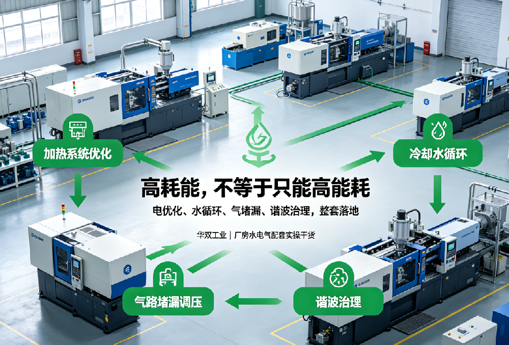 五金注塑高耗能车间!水电气针对性节能改造指南