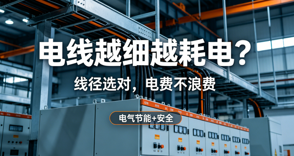 工厂电线越细越耗电?很多老板都踩错的用电误区