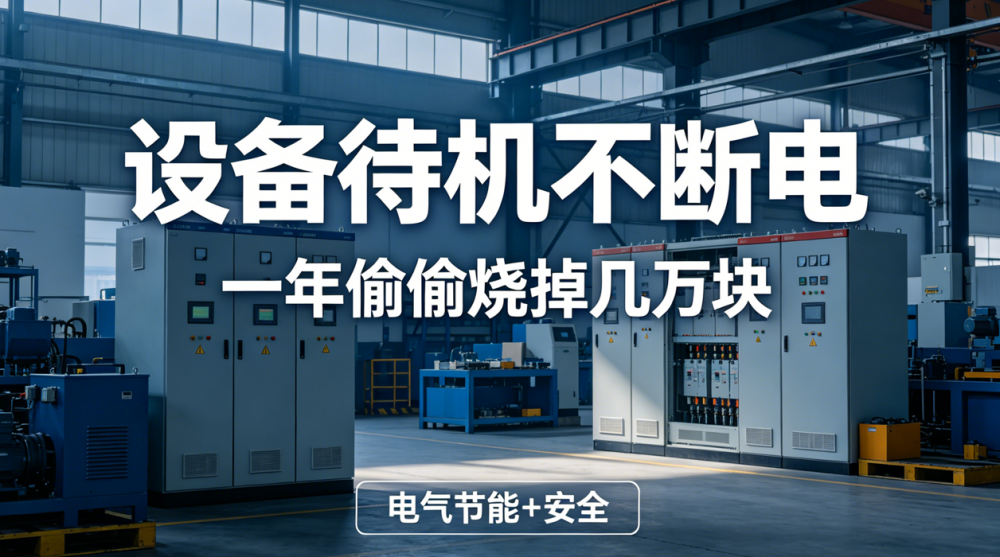 车间闲置设备不断电?日积月累浪费大量电费